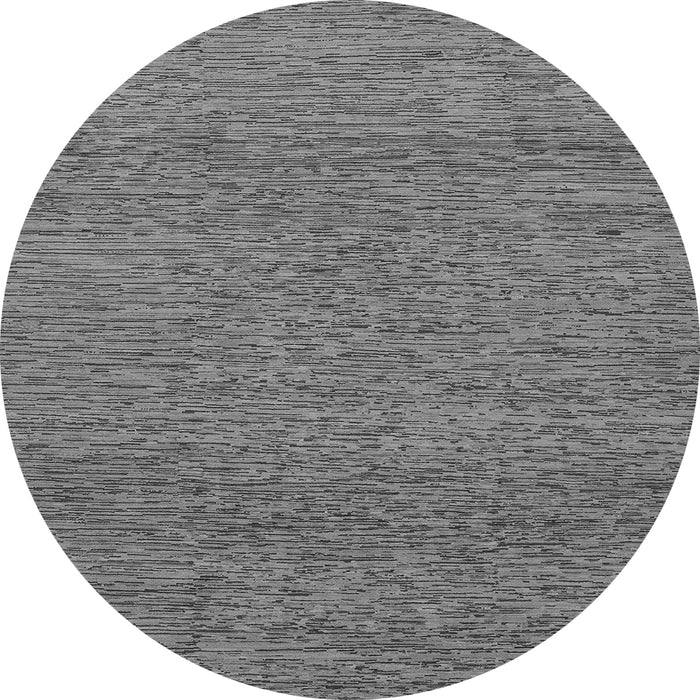 Round Abstract Gray Modern Rug, abs1715gry