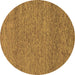 Round Abstract Brown Modern Rug, abs1715brn