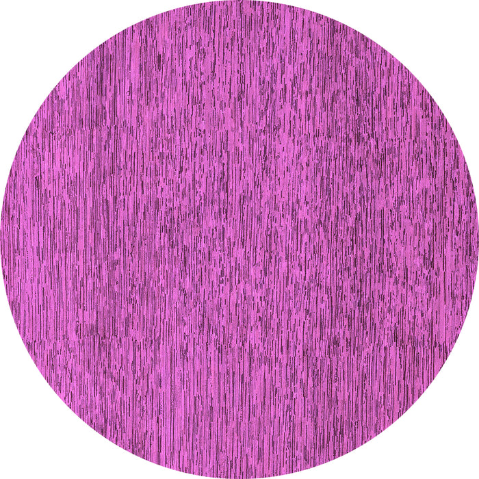 Round Abstract Purple Modern Rug, abs1715pur