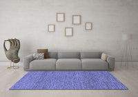 Machine Washable Abstract Blue Modern Rug, wshabs1715blu