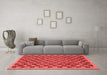 Modern Red Washable Rugs