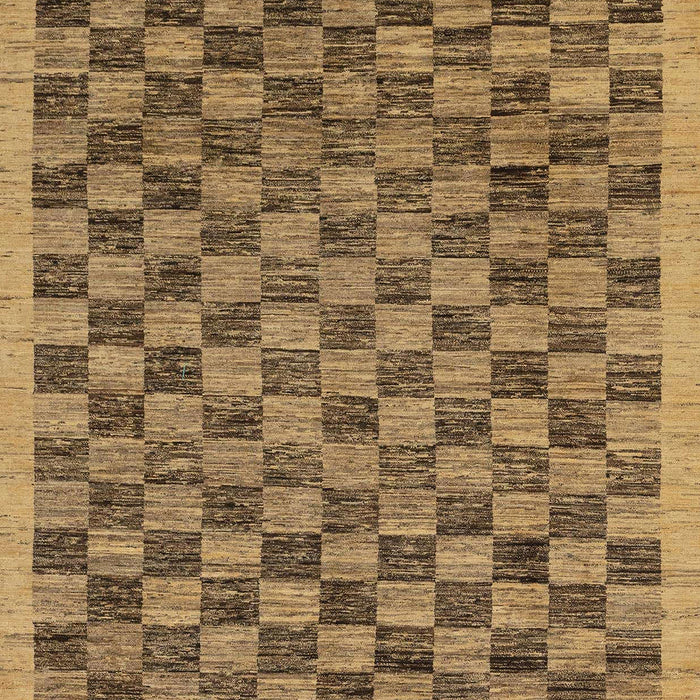 Machine Washable Abstract Gold Rug, wshabs1716