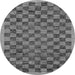 Round Machine Washable Abstract Gray Modern Rug, wshabs1716gry