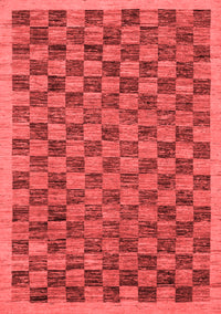 Abstract Red Modern Rug, abs1716red