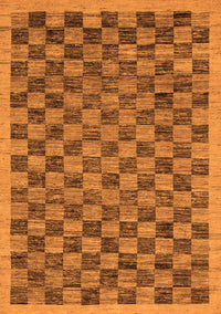 Abstract Orange Modern Rug, abs1716org