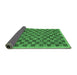 Sideview of Abstract Emerald Green Modern Rug, abs1716emgrn