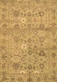 Abstract Brown Modern Rug, abs1717brn