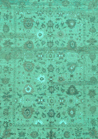 Abstract Turquoise Modern Rug, abs1717turq