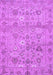 Machine Washable Abstract Purple Modern Area Rugs, wshabs1717pur