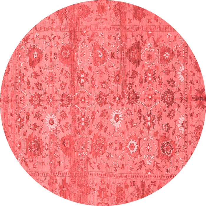 Abstract Red Modern Rug, abs1717red