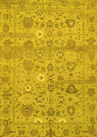 Abstract Yellow Modern Rug, abs1717yw