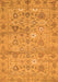 Machine Washable Abstract Orange Modern Area Rugs, wshabs1717org