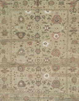 Abstract Dark Almond Brown Modern Rug, abs1717