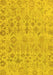 Machine Washable Oriental Yellow Traditional Rug, wshabs1718yw