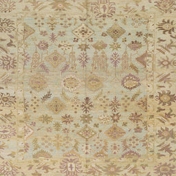 Square Machine Washable Abstract Brown Rug, wshabs1718