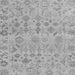 Square Machine Washable Oriental Gray Traditional Rug, wshabs1718gry