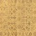 Square Oriental Brown Traditional Rug, abs1718brn