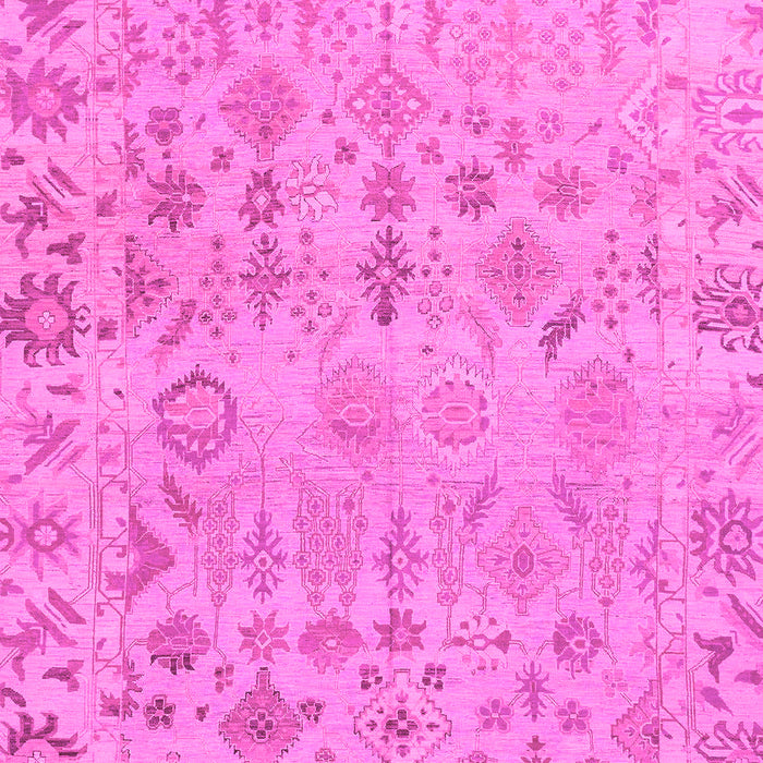 Machine Washable Oriental Pink Traditional Rug, wshabs1718pnk