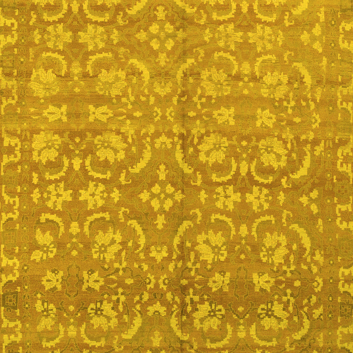 Abstract Yellow Modern Rug, abs1719yw