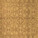 Square Abstract Brown Modern Rug, abs1719brn