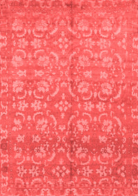 Abstract Red Modern Rug, abs1719red