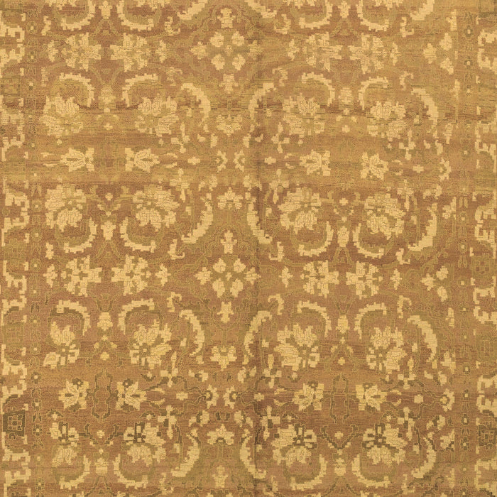 Abstract Brown Modern Rug, abs1719brn