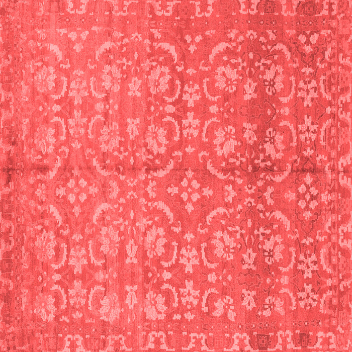 Abstract Red Modern Rug, abs1719red