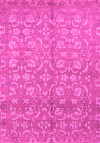 Abstract Pink Modern Rug, abs1719pnk