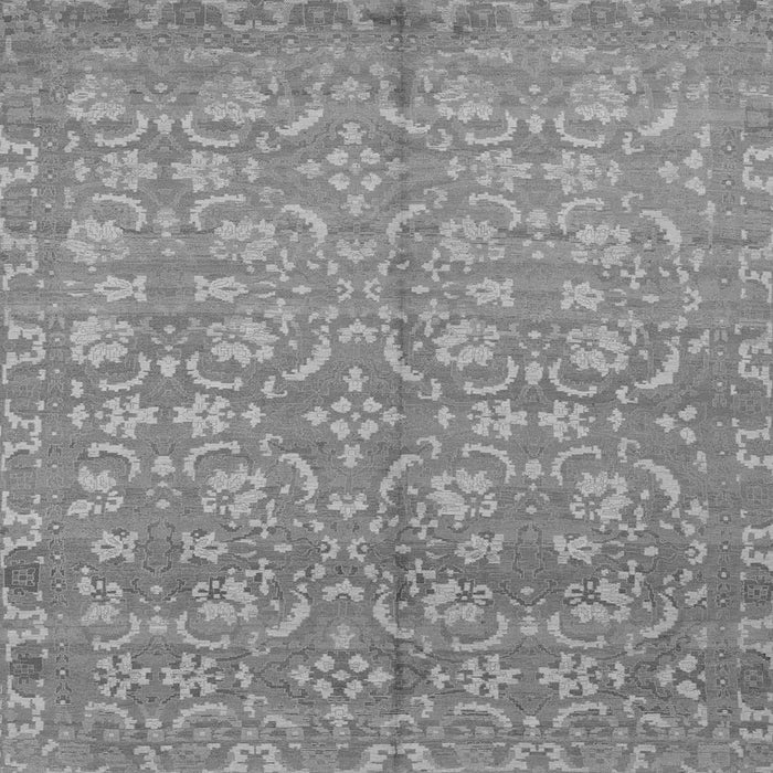 Square Machine Washable Abstract Gray Modern Rug, wshabs1719gry