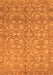 Machine Washable Abstract Orange Modern Area Rugs, wshabs1719org