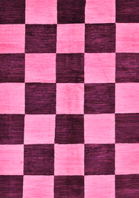 Checkered Pink Modern Rug, abs171pnk