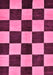 Checkered Pink Modern Rug, abs171pnk