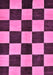 Checkered Purple Modern Rug, abs171pur