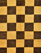 Abstract Bakers Brown Checkered Rug, abs171