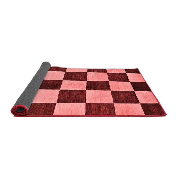 Checkered Red Modern Area Rugs