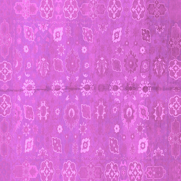 Square Machine Washable Oriental Purple Traditional Area Rugs, wshabs1720pur