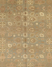 Machine Washable Abstract Cinnamon Brown Rug, wshabs1720