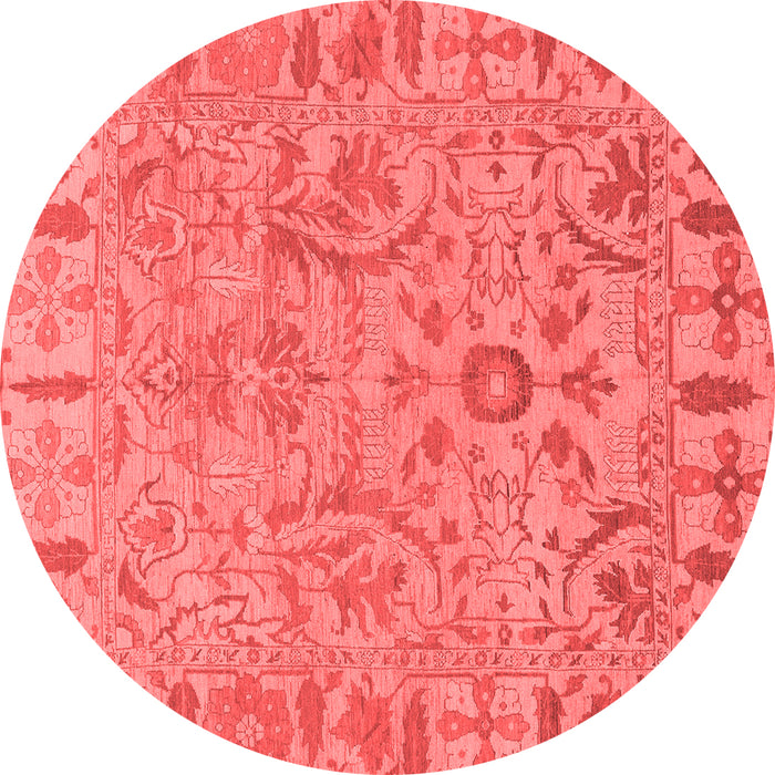 Machine Washable Oriental Red Traditional Rug, wshabs1721red