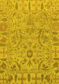 Oriental Yellow Traditional Rug, abs1721yw