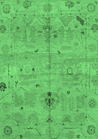 Oriental Emerald Green Traditional Rug, abs1722emgrn