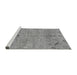 Sideview of Machine Washable Oriental Gray Traditional Rug, wshabs1722gry