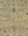 Abstract Brownish Green Oriental Rug, abs1722