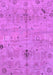 Machine Washable Oriental Purple Traditional Area Rugs, wshabs1722pur