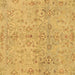 Square Machine Washable Oriental Brown Traditional Rug, wshabs1723brn