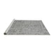 Sideview of Machine Washable Oriental Gray Traditional Rug, wshabs1723gry