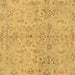 Square Oriental Brown Traditional Rug, abs1723brn