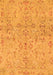 Machine Washable Oriental Orange Traditional Area Rugs, wshabs1723org