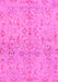 Machine Washable Oriental Pink Traditional Rug, wshabs1723pnk