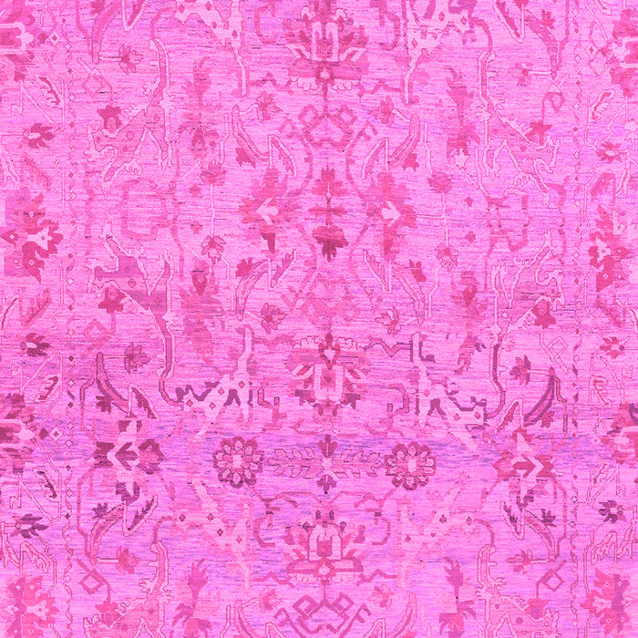 Machine Washable Oriental Pink Traditional Rug, wshabs1723pnk
