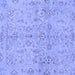 Square Machine Washable Oriental Blue Traditional Rug, wshabs1723blu